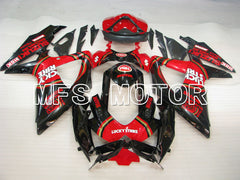 Suzuki GSXR600 GSXR750 2008-2010 Injection ABS Fairing - Lucky Strike - Red Black - MFS2470 - Fairings Kit