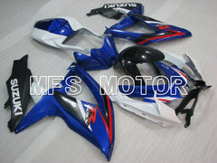 Suzuki GSXR600 GSXR750 2008-2010 Injection ABS Fairing - Factory Style - Blue White - MFS2472 - Fairings Kit