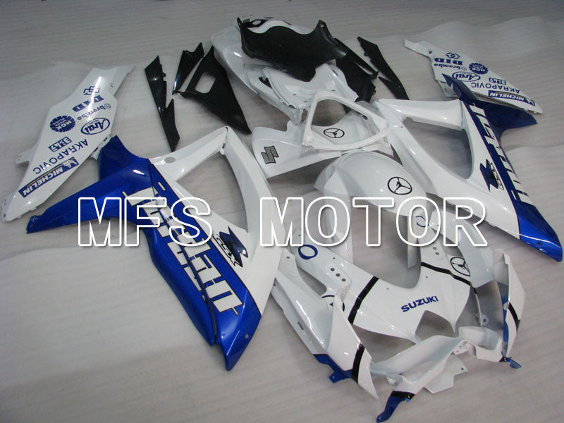 Suzuki GSXR600 GSXR750 2008-2010 Injection ABS Fairing - Jordan - Blue White - MFS2488 - Fairings Kit