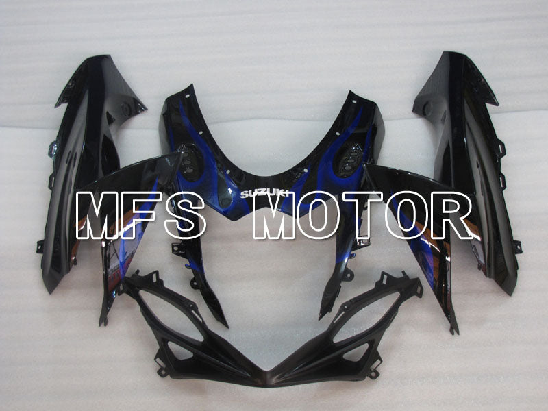Suzuki GSXR600 GSXR750 2011-2024 Injection ABS Fairing - Flame - Black - MFS2496 - Fairings Kit