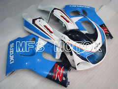 Suzuki GSXR600 1997-2000 ABS Fairing - Factory Style - Blue White - MFS2537 - Fairings Kit
