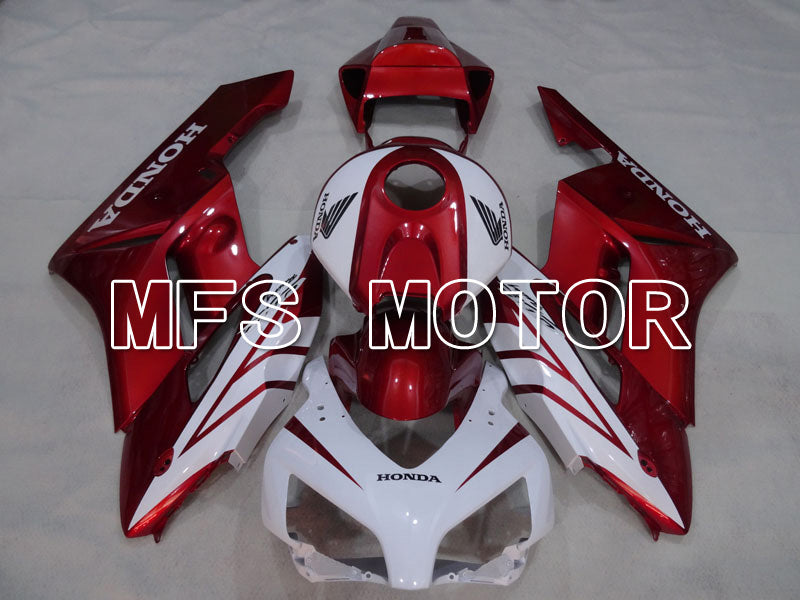 Honda CBR1000RR 2004-2005 Injection ABS Fairing - Factory Style - White Red wine color- MFS2549 - Fairings Kit
