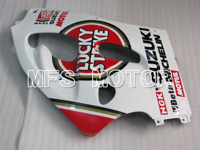 Suzuki GSXR750 1996-1999 ABS Fairing - Lucky Strike - Red White - MFS6879 - Fairings Kit