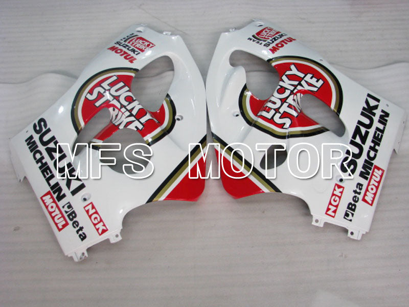 Suzuki GSXR750 1996-1999 ABS Fairing - Lucky Strike - Red White - MFS6879 - Fairings Kit