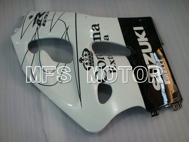 Suzuki GSXR750 1996-1999 ABS Fairing - Corona - Black White - MFS6885 - Fairings Kit