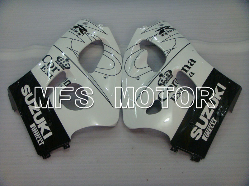 Suzuki GSXR750 1996-1999 ABS Fairing - Corona - Black White - MFS6885 - Fairings Kit