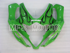 Suzuki GSXR1000 2005-2006 Injection ABS Fairing - Flame - Black Green - MFS2654 - Fairings Kit