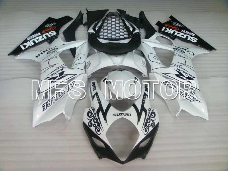 Suzuki GSXR1000 2007-2008 Injection ABS Fairing - Corona - Black White - MFS2664 - Fairings Kit