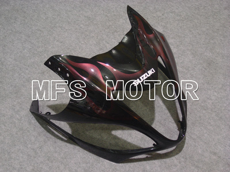 Suzuki GSXR1300 Hayabusa 2008-2020 Injection ABS Fairing - Flame - Black Red - MFS2744 - Fairings Kit