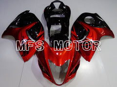 Suzuki GSXR1300 Hayabusa 2008-2020 Injection ABS Fairing - Fatcory - Black Red - MFS2764 - Fairings Kit