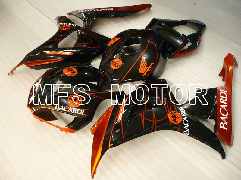 Honda CBR1000RR 2006-2007 Injection ABS Fairing - BACARDI - Black Orange - MFS2862 - Fairings Kit