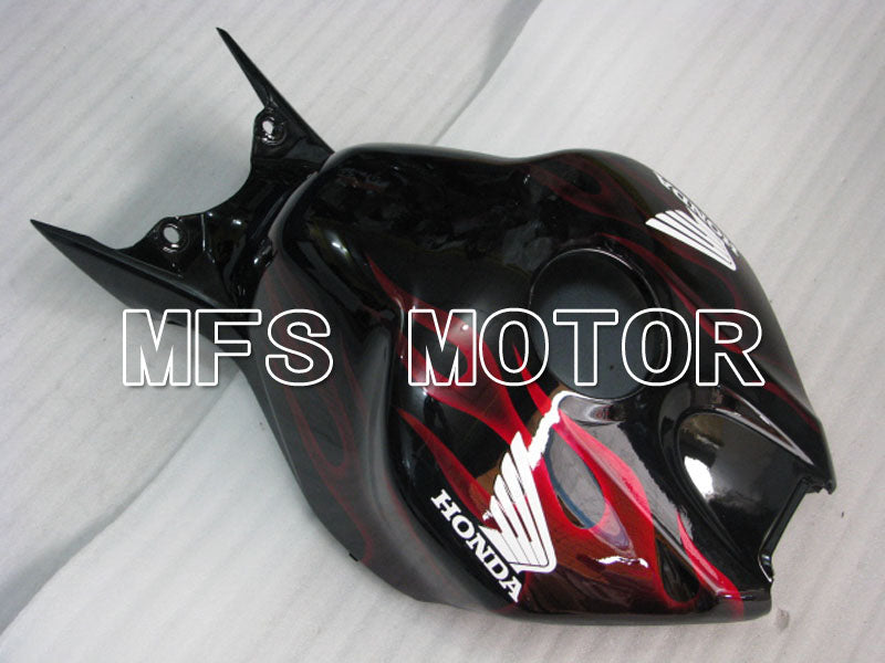 Honda CBR1000RR 2006-2007 Injection ABS Fairing - Flame - Black Red - MFS2881 - Fairings Kit