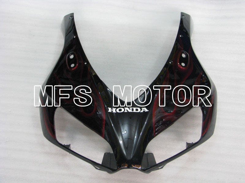 Honda CBR1000RR 2006-2007 Injection ABS Fairing - Flame - Black Red - MFS2881 - Fairings Kit