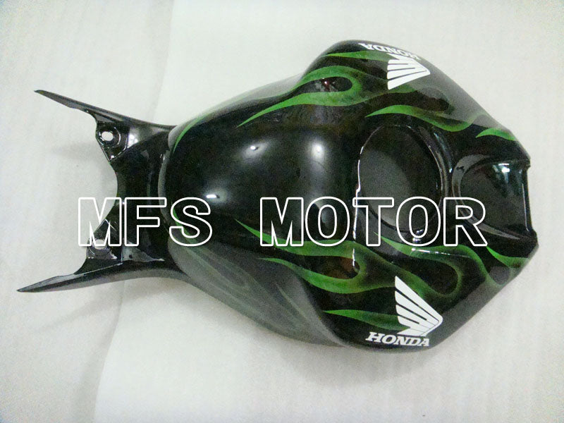 Honda CBR1000RR 2006-2007 Injection ABS Fairing - Flame - Black Green - MFS2882 - Fairings Kit