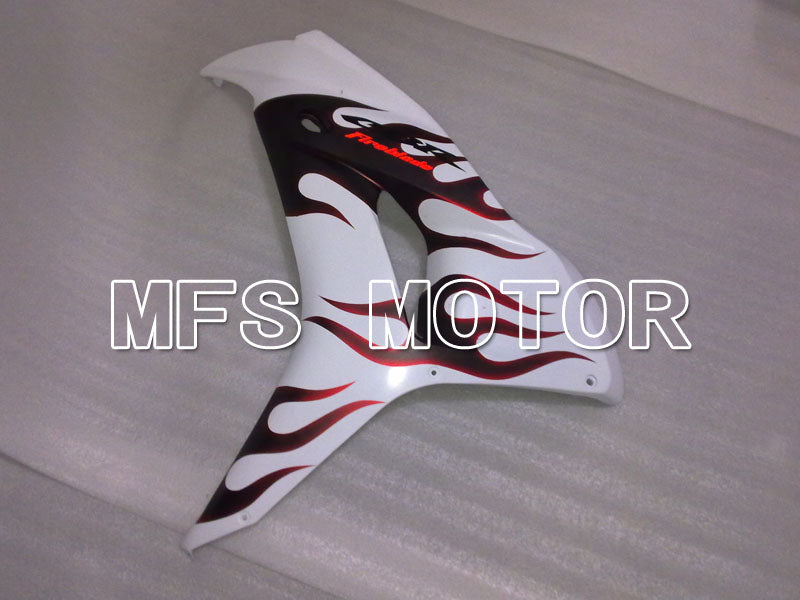 Honda CBR1000RR 2006-2007 Injection ABS Fairing - Flame - Black White - MFS2933 - Fairings Kit