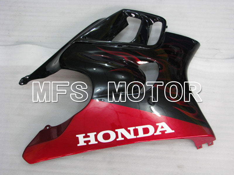 Honda CBR600 F3 1995-1996 Injection ABS Fairing - Flame - Black Red - MFS3042 - Fairings Kit