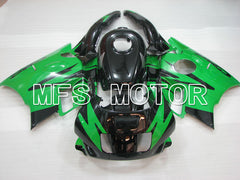Honda CBR600 F2 1991-1994 ABS Fairing - Factory Style - Black Green - MFS3104 - Fairings Kit