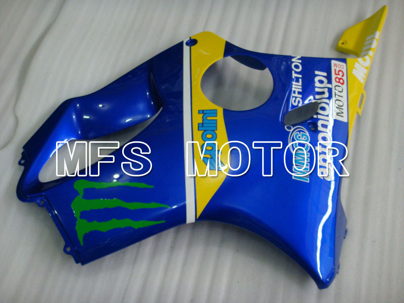 Honda CBR600 F4 1999-2000 Injection ABS Fairing - Monster - Blue Yellow - MFS3142 - Fairings Kit