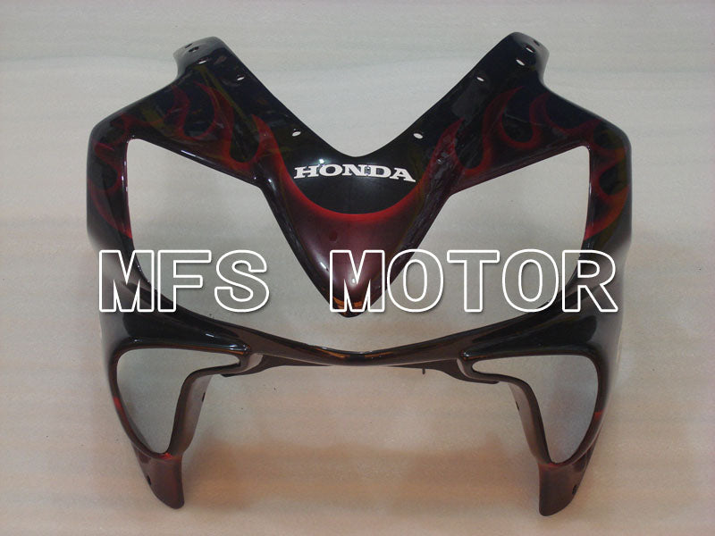 Honda CBR600 F4i 2004-2007 Injection ABS Fairing - Flame - Black Red - MFS3197 - Fairings Kit