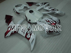 Yamaha YZF-R1 2004-2006 Injection ABS Fairing - Flame - White Red - MFS3373 - Fairings Kit
