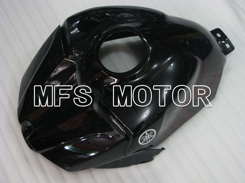 Yamaha YZF-R1 2007-2008 Injection ABS Fairing - Flame - Black Red - MFS3441 - Fairings Kit