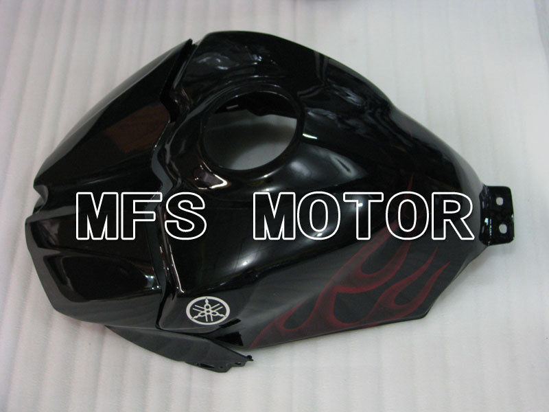 Yamaha YZF-R1 2007-2008 Injection ABS Fairing - Flame - Black Red - MFS3441 - Fairings Kit