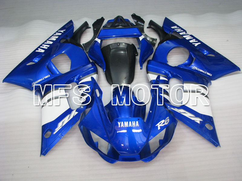 Yamaha YZF-R6 1998-2002 Injection ABS Fairing - Factory Style - Blue White - MFS3477 - Fairings Kit