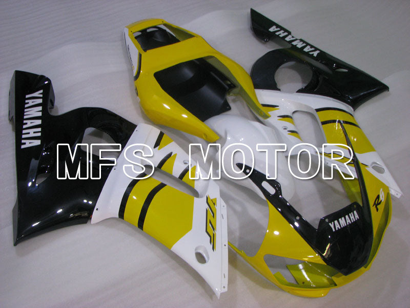 Yamaha YZF-R6 1998-2002 Injection ABS Fairing - Factory Style - Black White Yellow - MFS3511 - Fairings Kit