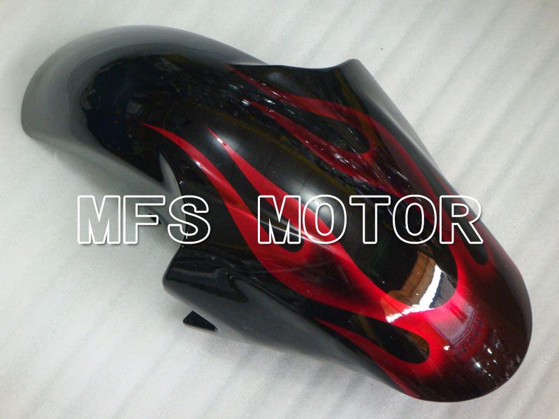 Yamaha YZF-R6 1998-2002 Injection ABS Fairing - Flame - Black Red - MFS3554 - Fairings Kit
