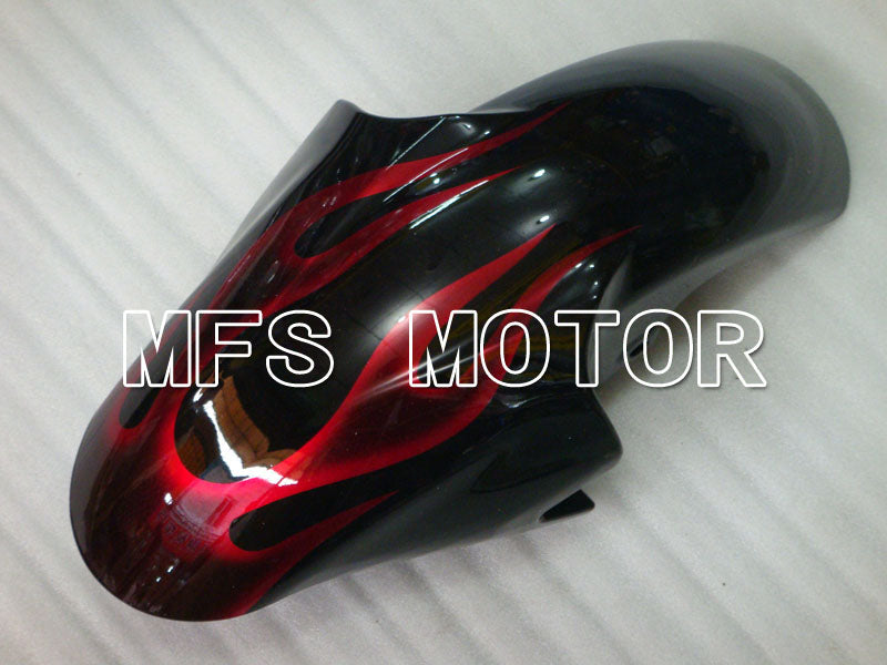 Yamaha YZF-R6 1998-2002 Injection ABS Fairing - Flame - Black Red - MFS3554 - Fairings Kit