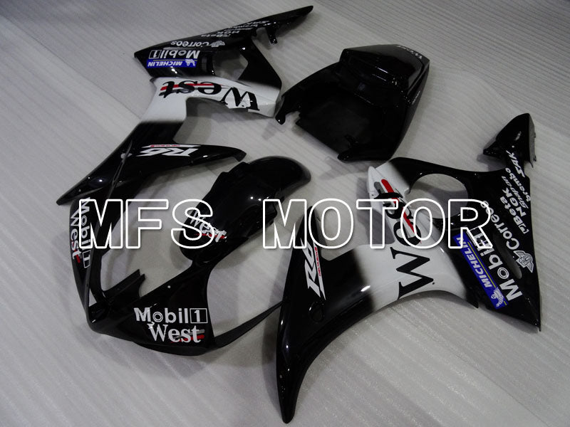 Yamaha YZF-R6 2005 Injection ABS Fairing - West - White Black - MFS3576 - Fairings Kit