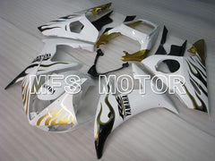 Yamaha YZF-R6 2003-2004 Injection ABS Fairing - Flame - White Gold - MFS3590 - Fairings Kit