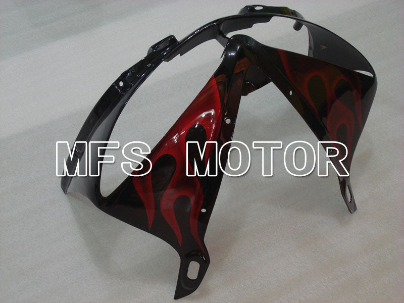 Yamaha YZF-R6 2005 Injection ABS Fairing - Flame - Black Red - MFS3591 - Fairings Kit