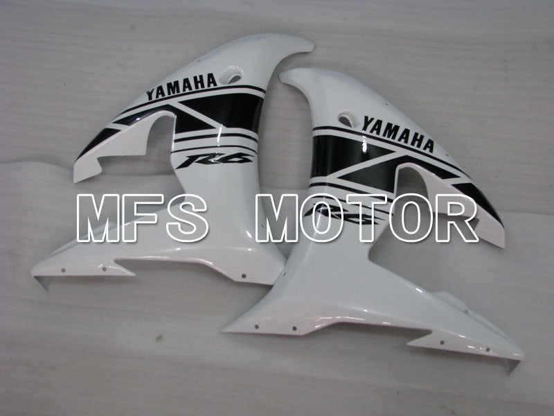 Yamaha YZF-R6 2003-2004 Injection ABS Fairing - Factory Style - White Black - MFS3602 - Fairings Kit