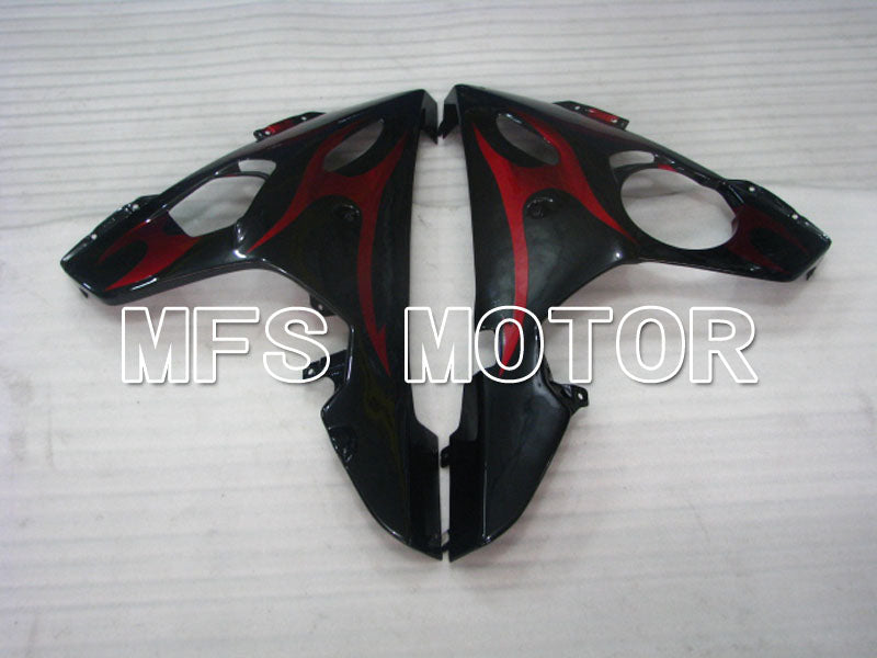 Yamaha YZF-R6 2003-2004 Injection ABS Fairing - Flame - Red wine color Black - MFS3607 - Fairings Kit