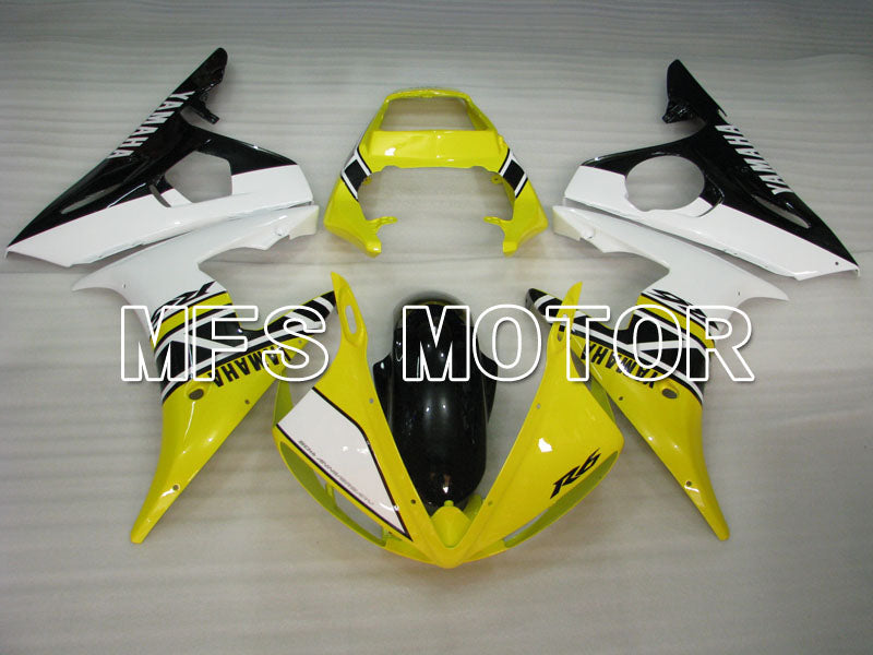Yamaha YZF-R6 2005 Injection ABS Fairing - Factory Style - White Yellow - MFS3616 - Fairings Kit