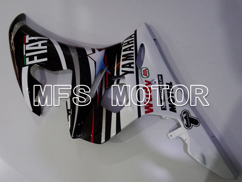 Yamaha YZF-R6 2003-2004 Injection ABS Fairing - FIAT - White Black - MFS3630 - Fairings Kit