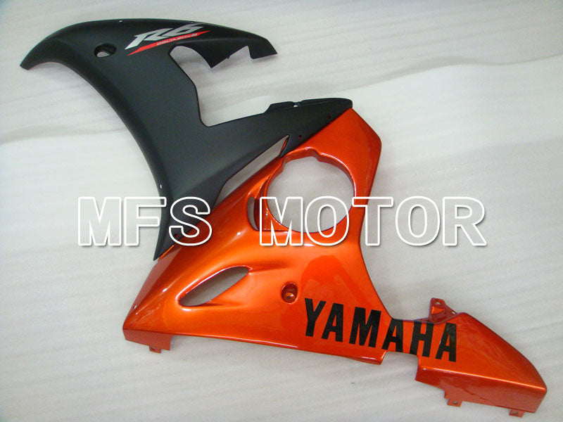Yamaha YZF-R6 2005 Injection ABS Fairing - Factory Style - Black Matte Orange - MFS3633 - Fairings Kit