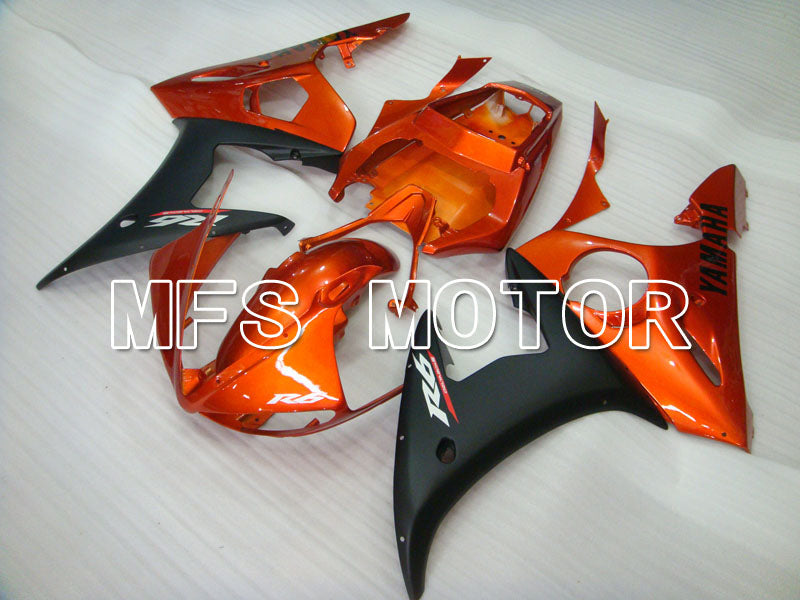 Yamaha YZF-R6 2005 Injection ABS Fairing - Factory Style - Black Matte Orange - MFS3633 - Fairings Kit