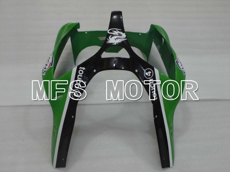 Kawasaki NINJA ZX6R 2000-2002 Injection ABS Fairing - Factory Style - Black Green White - MFS3648 - Fairings Kit