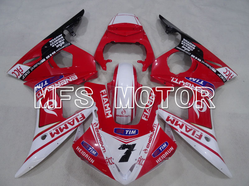 Yamaha YZF-R6 2005 Injection ABS Fairing - FIAMM - Red White - MFS3654 - Fairings Kit