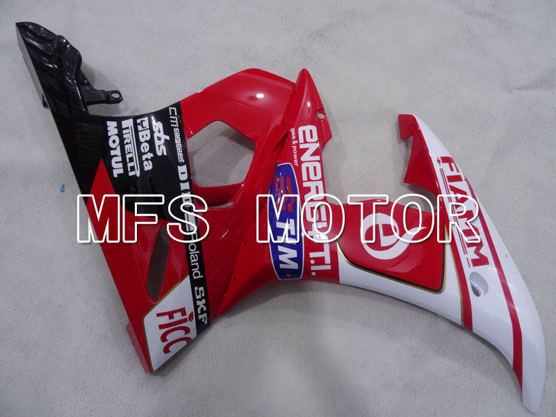 Yamaha YZF-R6 2005 Injection ABS Fairing - FIAMM - Red White - MFS3654 - Fairings Kit