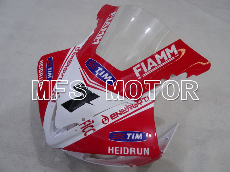 Yamaha YZF-R6 2005 Injection ABS Fairing - FIAMM - Red White - MFS3654 - Fairings Kit