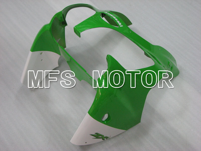 Kawasaki NINJA ZX6R 2000-2002 Injection ABS Fairing - Flame - Black Green - MFS3660 - Fairings Kit