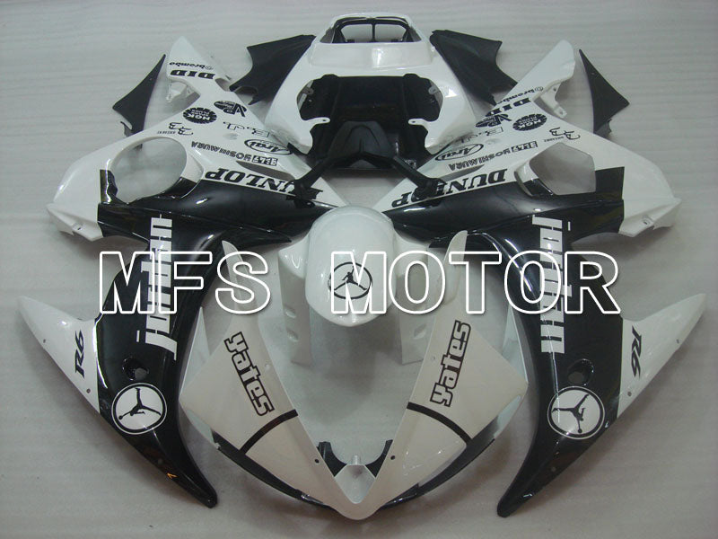 Yamaha YZF-R6 2005 Injection ABS Fairing - Jordan - Black White - MFS3678 - Fairings Kit
