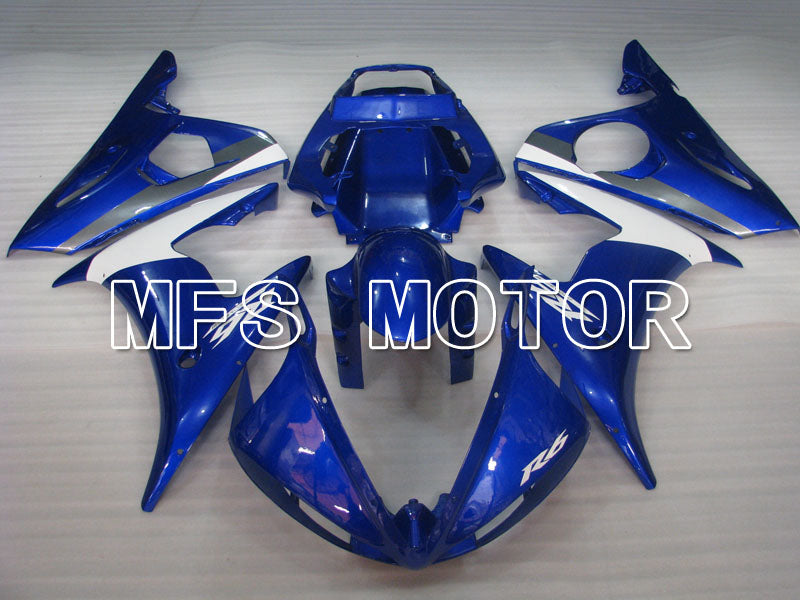 Yamaha YZF-R6 2005 Injection ABS Fairing - Factory Style - Blue White - MFS3719 - Fairings Kit