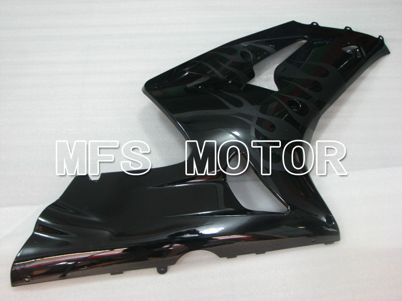 Kawasaki NINJA ZX6R 2003-2004 Injection ABS Fairing - Flame - Black - MFS3722 - Fairings Kit
