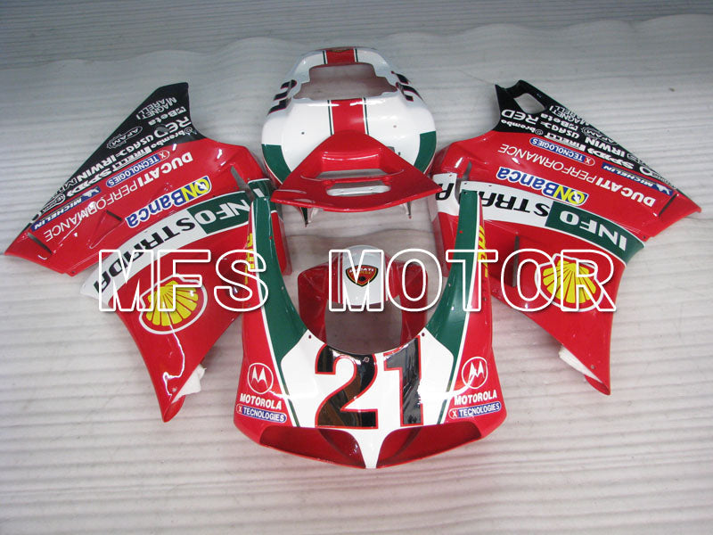 Ducati 748 / 998 / 996 1994-2002 Injection ABS Fairing - INFO STRADA - Red - MFS3962 - Fairings Kit