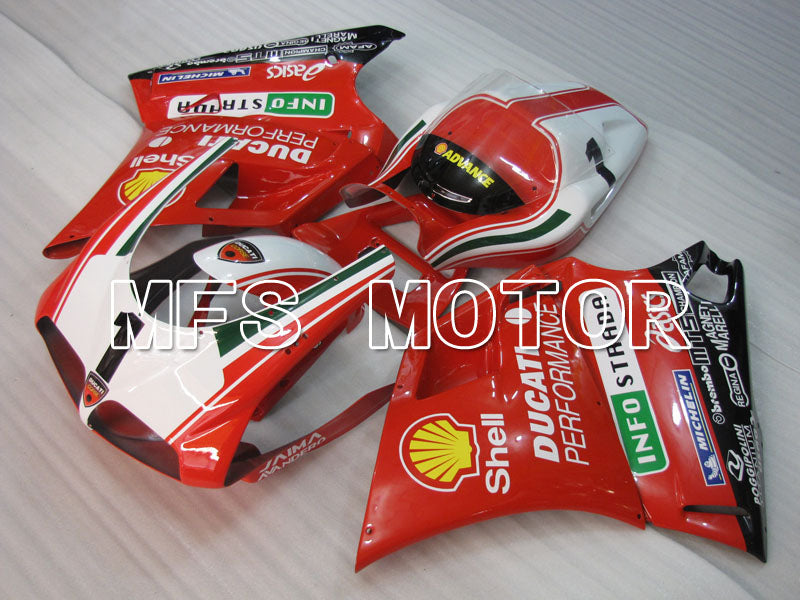 Ducati 748 / 998 / 996 1994-2002 Injection ABS Fairing - Performance - Red White - MFS3977 - Fairings Kit