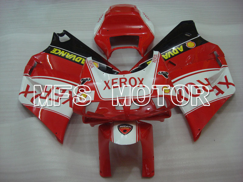 Ducati 916 1994-1998 Injection ABS Fairing - Xerox - Red White - MFS3992 - Fairings Kit